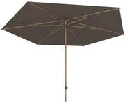 4-Seasons stokparasol Azzurro 300 cm - Woodlook/charcoal