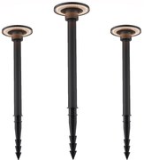 Shuttle Tuinlamp LED Spike Zwart set van 3 Tuinverlichting Zwart