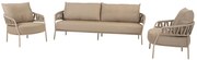 Taste by 4 Seasons Calma sofa set latte Loungeset   taupe weerbestendig