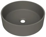 Arcqua Case waskom - rond - 40cm - mat quartz grijs WAS657191
