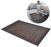 vidaXL 242114 Bamboo Bath Mat 60 x 90 cm Dark Brown