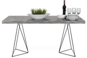 TemaHome Multi Trestles Groot Bureau Betonlook 160 Cm - 160 X 90cm.