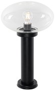 Modern buiten paaltje zwart 50 cm - Elly