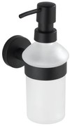 Wenko Bosio zeepdispenser RVS zwart mat