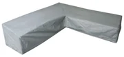 Eurotrail Loungehoes L-vormig 225x225x100/70 cm grijs