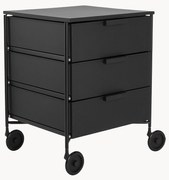 Mobiele verrijdbare container met 3 lades