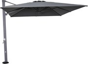 Garden Impressions Hawaii Emperor zweefparasol 300x400 cm – antraciet met carbon black frame