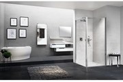 Novellini Young young 1b 82 verst.82-86cm satin glas wit mat mat y21b82-4u
