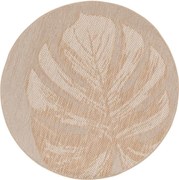 Garden Impressions Buitenkleed Ø160 cm - leaf taupe