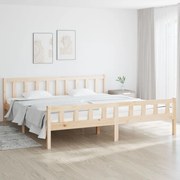 vidaXL Bedframe massief hout 200x200 cm