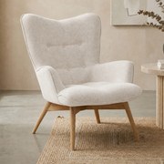 Kare Design Vicky Oorfauteuil Retro Design Naturel