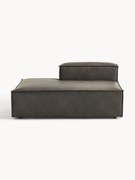Leren chaise longue module Lennon