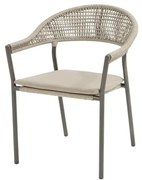 Taste by 4 Seasons stapelbare Sienna tuinstoel terre Tuinstoel bruin weerbestendig