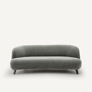 3-zitsbank, stonewashed fluweel, Rosebury, design E. Gallina