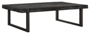 DTP Home Timeless Black Beam Salontafel Zwart Teak 120x80 Cm - 120 X 80cm.