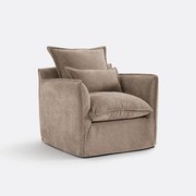Fauteuil, afneembare hoes, in gemêleerd polyester, ODNA