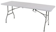 Lesli Living Klaptafel 180x70x74 cm wit