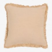 Vierkant Katoenen Kussen (40x40 Cm) Brigui Beige - Semoline - Sklum