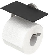 Tiger Noon Toiletrolhouder - zonder klep - met planchet - geborsteld RVS 4008911321111