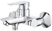 GROHE BauEdge badkraan met koppelingen chroom 23604001