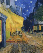 Kunstreproductie Café Terras bij Nacht, Vincent van Gogh