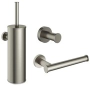 Hotbath Cobber toilet accessoireset 3 delig nikkel geborsteld CBA03GN / CBA04GN / CBA11GN