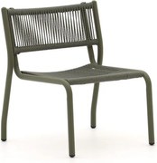 Lounge tuinstoel | Manifesto  Cecita | Wicker (vlechtwerk) | Groen | Stapelbaar | Kees Smit Tuinmeubelen