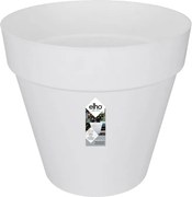elho bloempot Loft Urban Rond Wielen 40 - Wit (Wit) - Diameter 39 x H 35 cm
