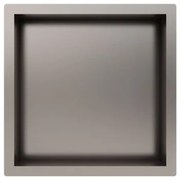 Fortifura Galeria Inbouwnis - 30x30x7cm - Geborsteld RVS PVD (RVS)