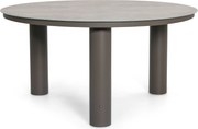 Dining Tuintafel rond 150 cm Taupe Arancia