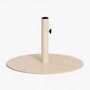 Ronde Parasolvoet 60ø Cm In Staal Peuet Tapioca Beige - Sklum