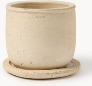 Outdoor bloempot Terra van terracotta, H 18 cm