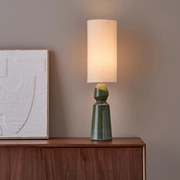 Tafellamp van keramiek en linnen, TOTEMY