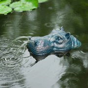 Ubbink Tuinfontein drijvend nijlpaard