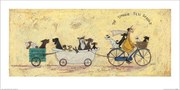 Kunstdruk Sam Toft - The Doggie Taxi Service