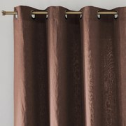 Gordijn in gewassen linnen met oogjes Onega