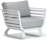 Tuinstoel Aluminium Wit Santika Sovita  - Quick Dry Foam