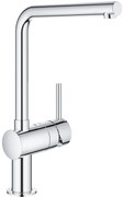 Grohe Minta keukenkraan met L-uitloop chroom