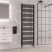 Eastbrook Corinium handdoekradiator 60x180cm 1058W zwart mat