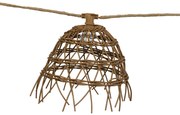 Buitenlamp Lichtsnoer bruin 8m 10-lichts IP44 - Alma IP44 Buitenverlichting rond