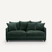 Omvormbare compacte bank in fluweel, Lazare