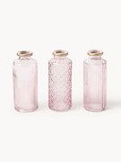 Kleine vazen Adore van glas, 3-delig