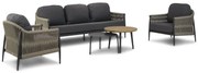 Stoel en Bank Loungeset 5 personen Rope Taupe  Coco Lucia/Montana