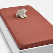 Hoeslaken babybed in effen jersey, Scenario