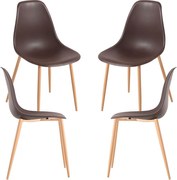 Set 4 Mykle Stoelen