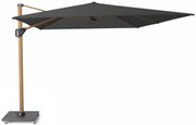 Platinum Challenger zweefparasol 4x3m T1 premium (excl. voet) faded black