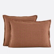 Kussensloop in gewassen linnen, Acélie Bordeaux