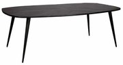 Tower Living Deens Ovale Tafel 200 Cm Zwart Giovanni - 200 X 110cm.