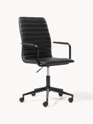 Kunstleren bureaustoel Winslow, in hoogte verstelbaar