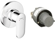 Hansgrohe Vernis eengreeps inbouw douchemengkraan set chroom 71663000